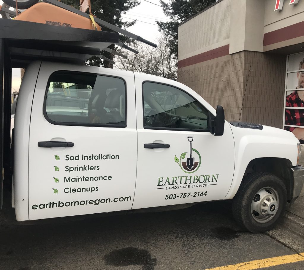 Earthborn Landscape Services truck