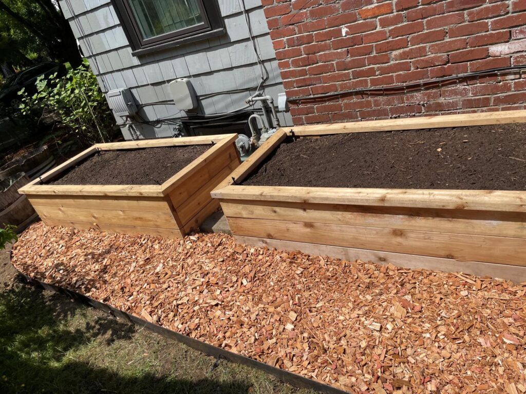 raised garden bed installation service in Portland, OR