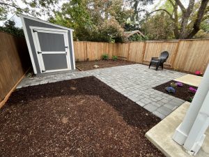 New patio area built by Earthborn at a Portland home