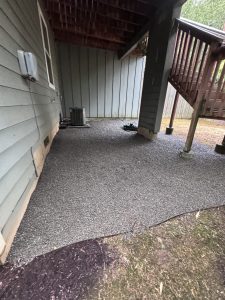 gravel hardscape in beaverton